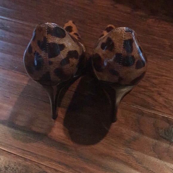 Stuart Weitzman Patent  Animal print heels size 7m - Picture 5 of 7